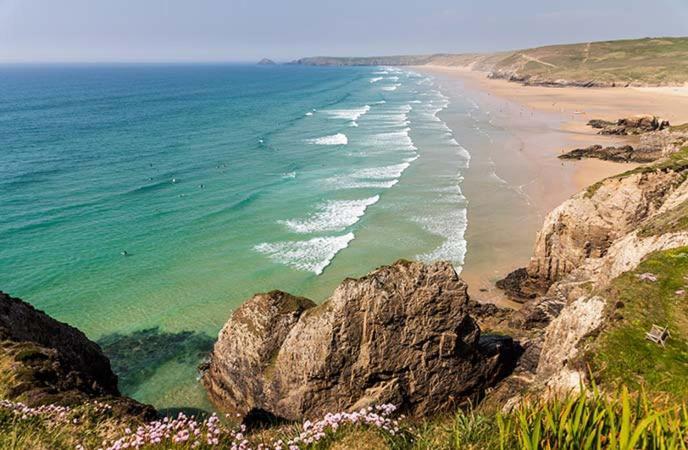 Curlews Cottage - House With 3 Bedrooms And Garden - Walking Distance To The Beach Perranporth Exterior foto